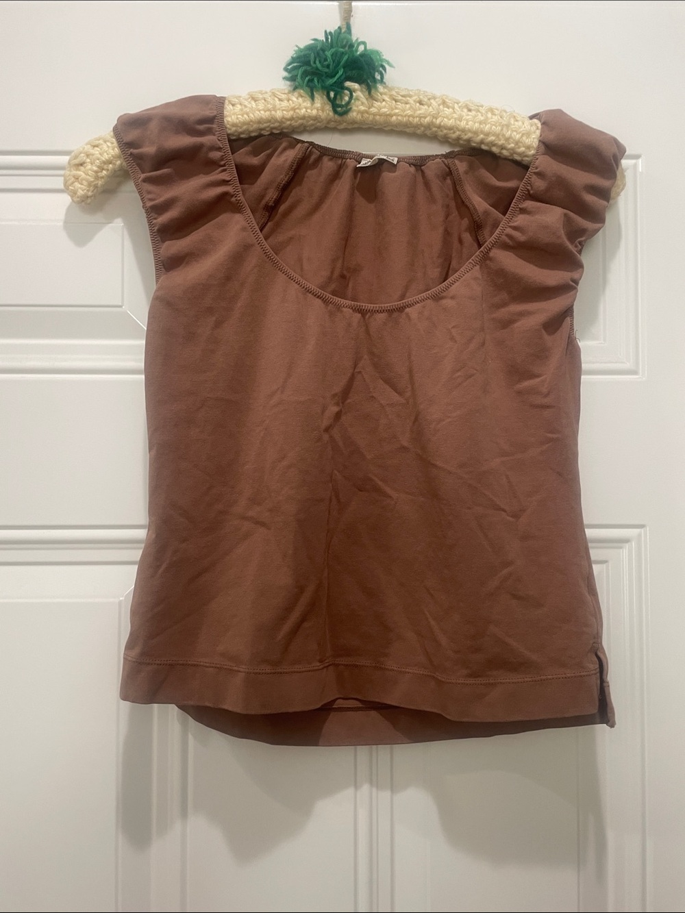 We The Free Scoop Neck Tank Top in Chestnut Brown